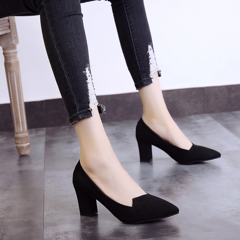 high heels for interview