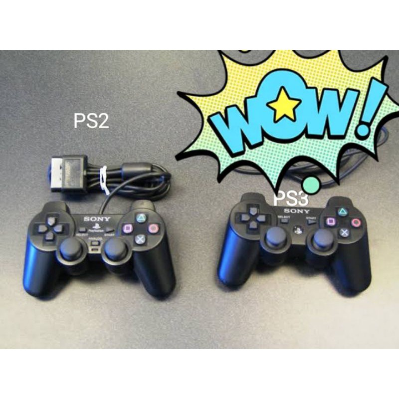 PS3 Wireless Controller / PS2 PlayStation Wired Controller Shopee