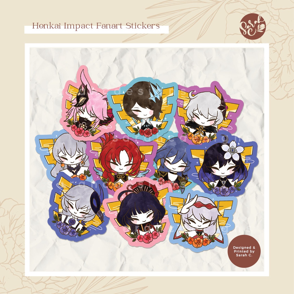 Honkai Impact 3rd Fanart - Laptop Vinyl Stickers | heylahdesigns ...
