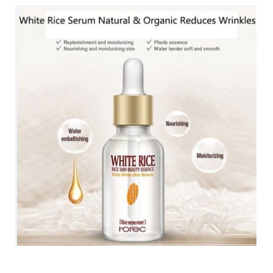 authentic rorec white rice serum