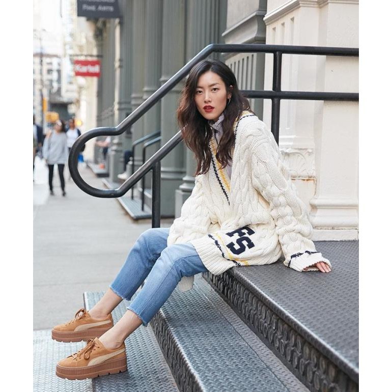 100 Original Puma Fenty Suede Cleated Creeper Shoes Shopee Philippines