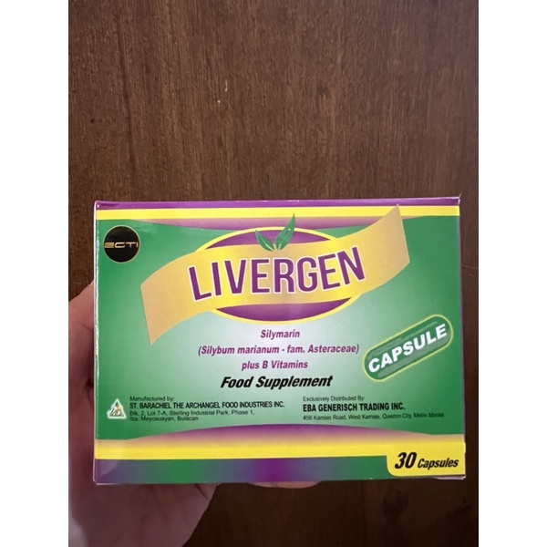 LIVERGEN, SILYMARIN PLUS B COMPLEX 30 CAPSULES | Shopee Philippines