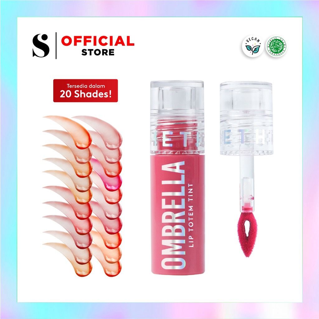 Bpom Somethinc Ombrella Lip Totem Tint Lip Tint Moisturizing Lip Tint