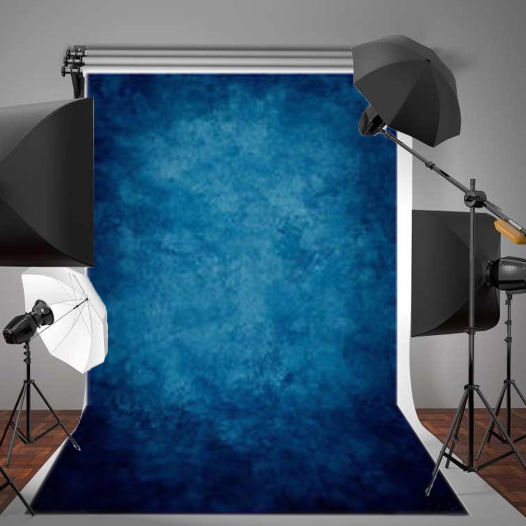 High Quality】5ftx7ft Dark Blue Vinyl Wall Photography Backgrounds Backdrop  Photo Studio Props | Shopee Philippines