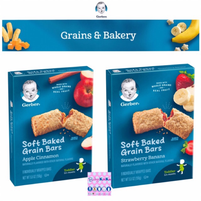 gerber cereal bars