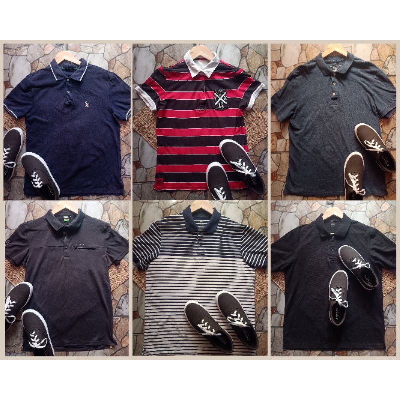 Polo Shirt Branded/ Unbranded ukay ukay For Men | Shopee Philippines