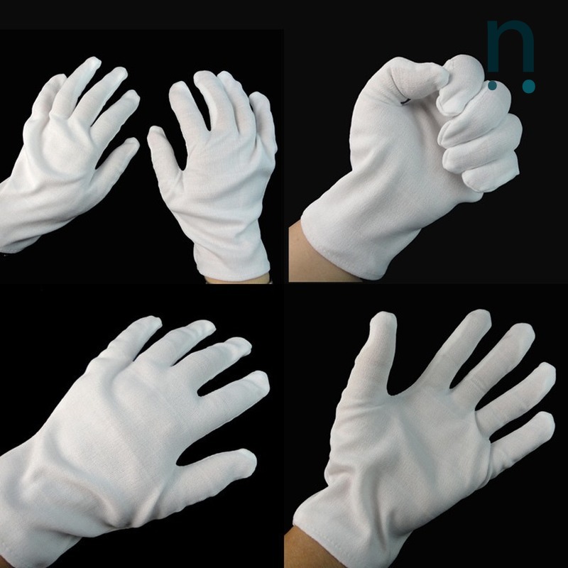 Halloween magician props gloves hiphop gloves white magic gloves clown