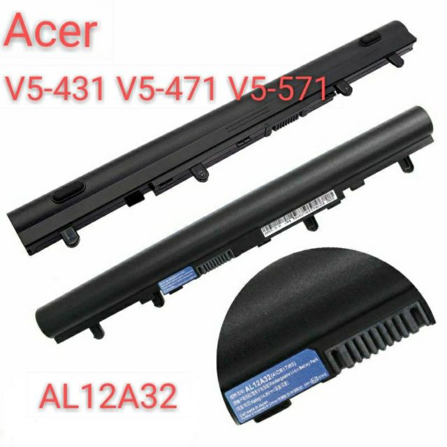 OEM AL12A32 AL12A72 Laptop Battery For Acer Aspire V5 V5571 V5471 V5
