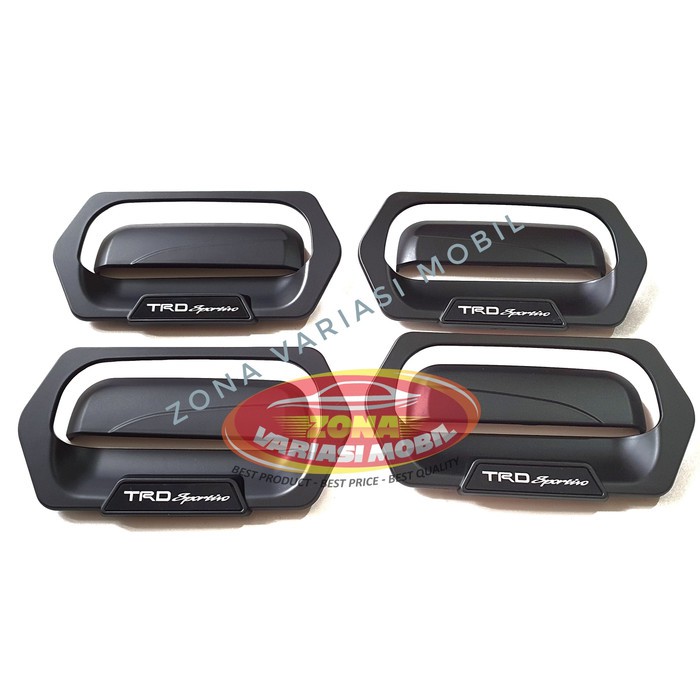 8pcs Matte Black ABS Plastic Door Handle Cover Set Car Accessories for