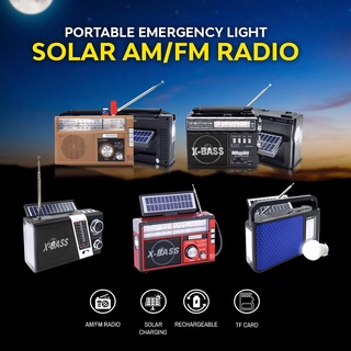 OSQ Bluetooth AM/FM/SW 8 band Solar Radio with USB/TF with LED Light and Power bank function #3