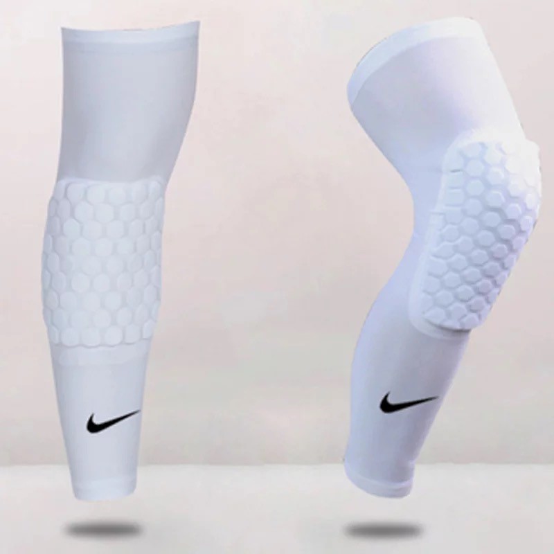 white nike leg sleeve