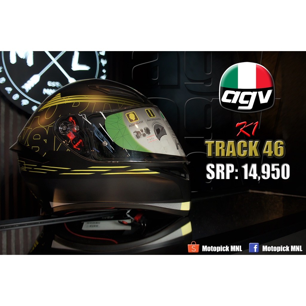 AGV Helmets K1 Full Face Single Visor Shopee Philippines