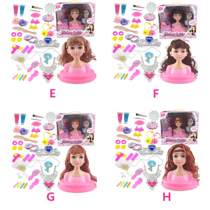 Girls Half Body Makeup Hairstyle Barbie Doll Toysy Role ...