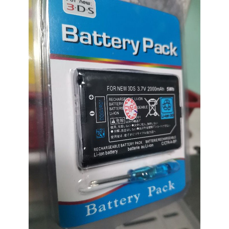Nintendo New 3ds Reg And New 3ds Xl Battery Shopee Philippines