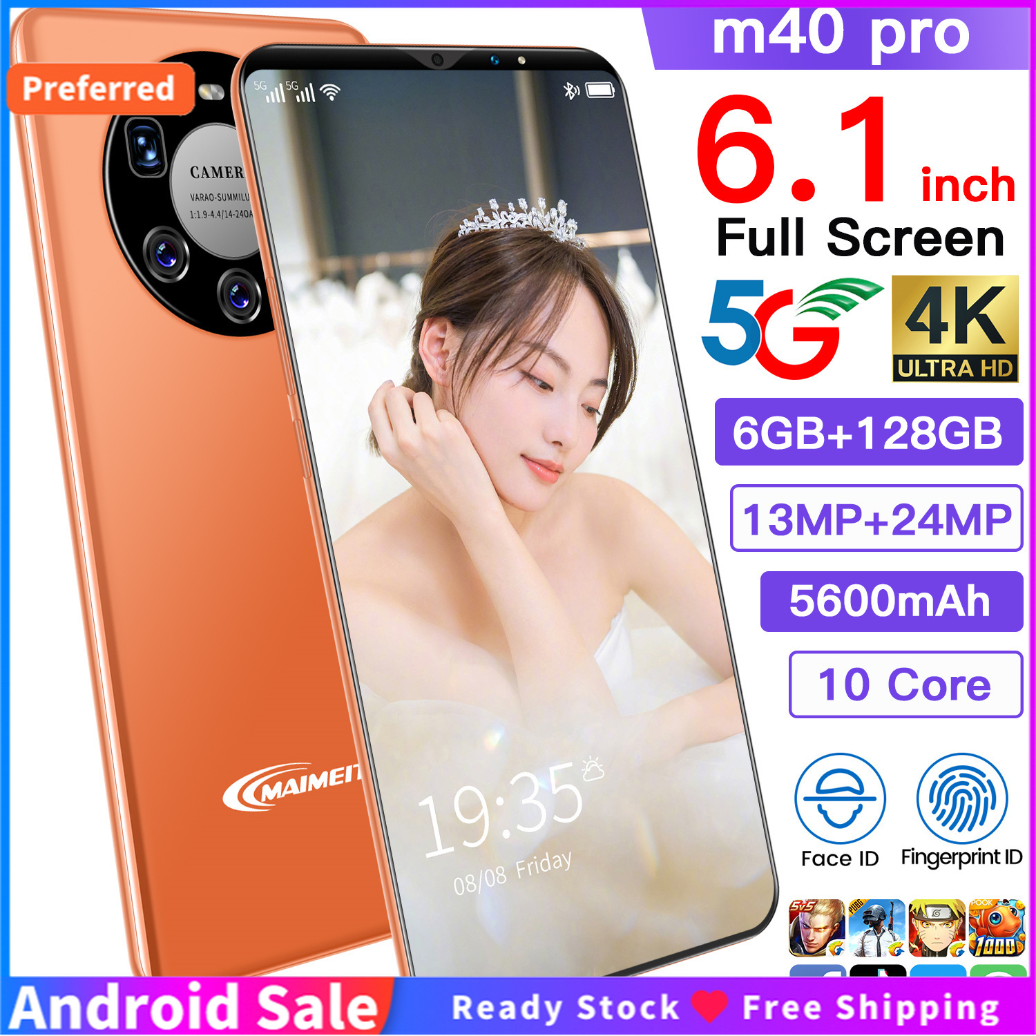 Cellphone M40 Pro Rino 3 Plus 6 1inch Android Smartphone Sale 6gb 128gb Mobile Phone 5600mah Ready Stock Dual Sim Smart Phone Original Phones Shopee Philippines
