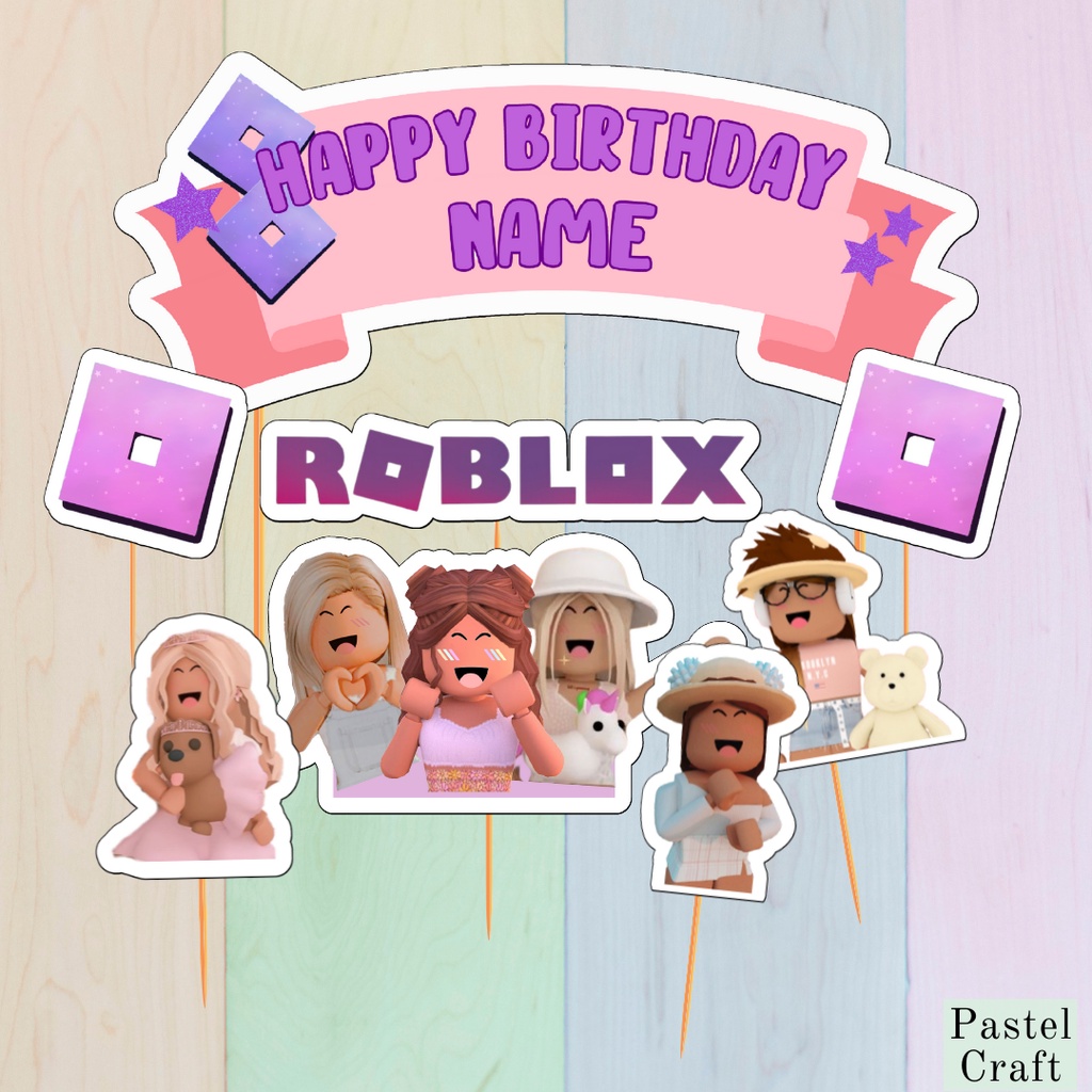 Roblox cake topper for girls ubicaciondepersonas cdmx gob mx