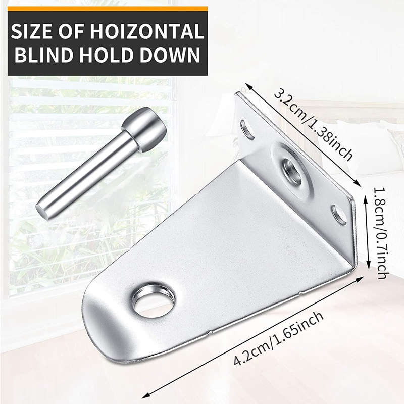 Metal Hold Down Brackets and Pins, Blind Brackets Blind Holder