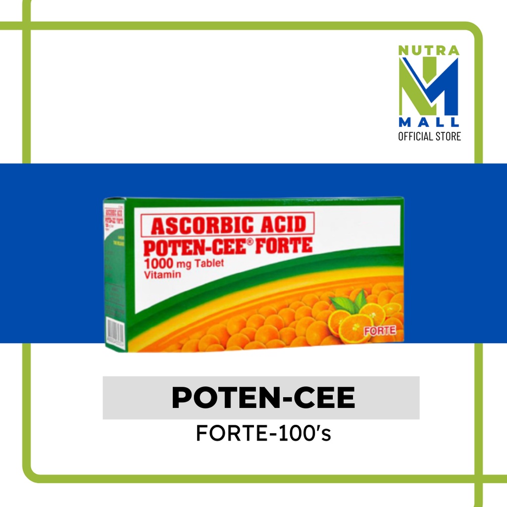 POTENCEE FORTE 1000mg Ascorbic Acid W/ 8Hour Time Release*NutraMall