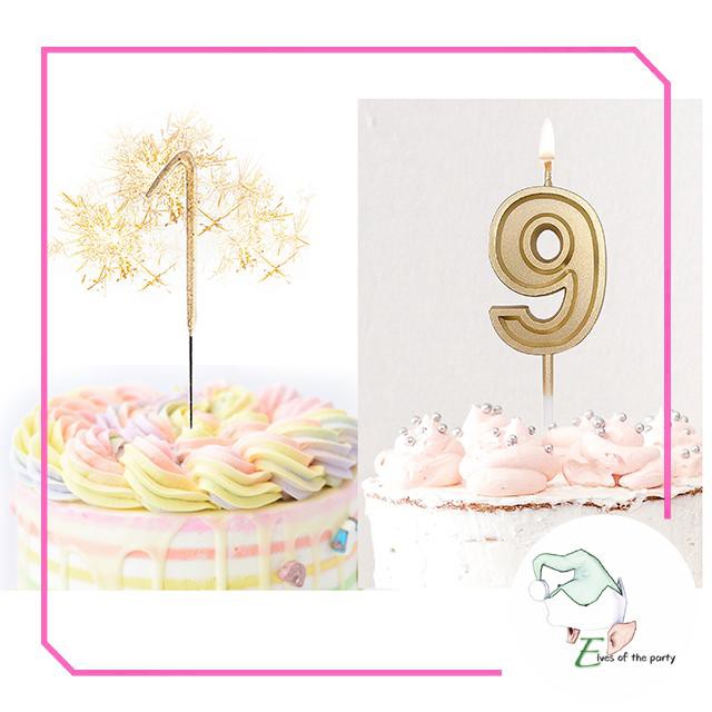 Sparkling Number Candle or Wax number Candles Numbers 0 9 sparkler