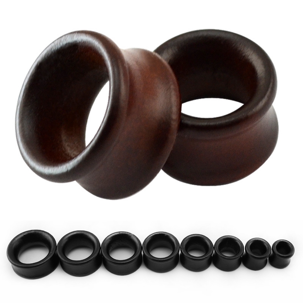 825 mm Ear Stretcher Wood Ear Plugs and Tunnels Wooden Ear Gauges