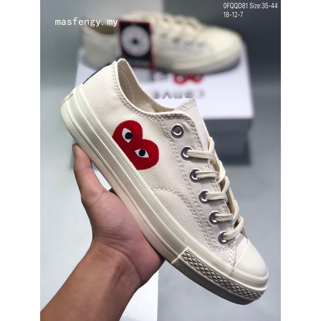 converse cdg low cut