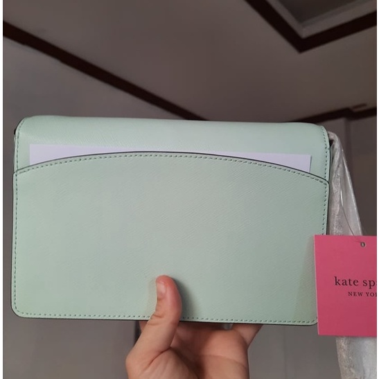 kate spade + SPENCER CHAIN WALLET (CRYSTAL BLUE) + blue + chain wallet |  Shopee Philippines