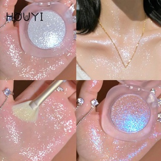 [Exquisite] Ruhuatuo Diamond Glitter Mashed Potatoes Highlighter Diamond Highlighter Makeup Gel Face and Body Brighten Glitter Natural Contour Makeup