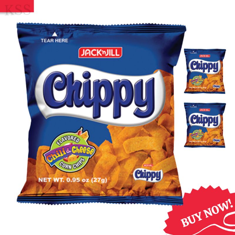 Jack 'n Jill Chippy Chili & Cheese Flavor 27g | Shopee Philippines