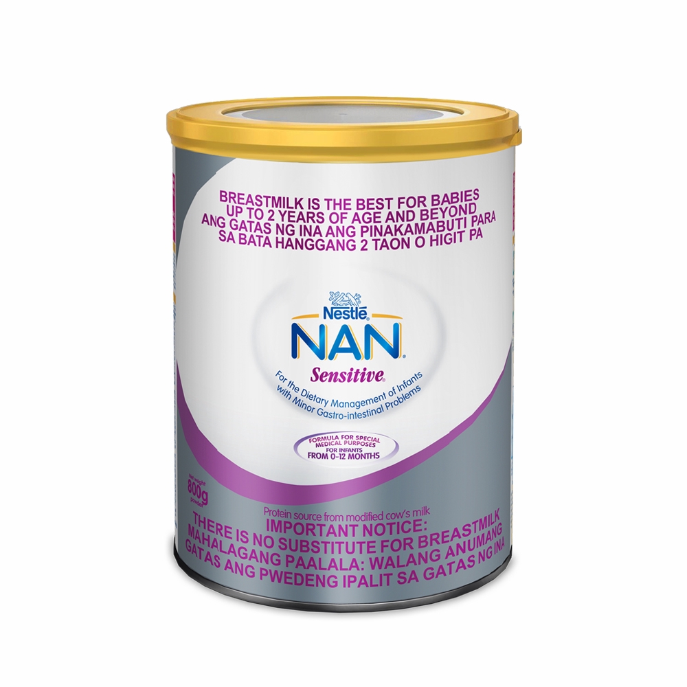 nan sensitive for 1 year old