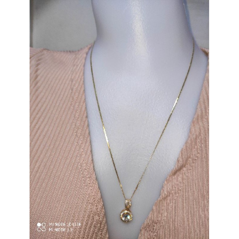 18k Gold Necklace 20 Inches Pawnable Shopee Philippines
