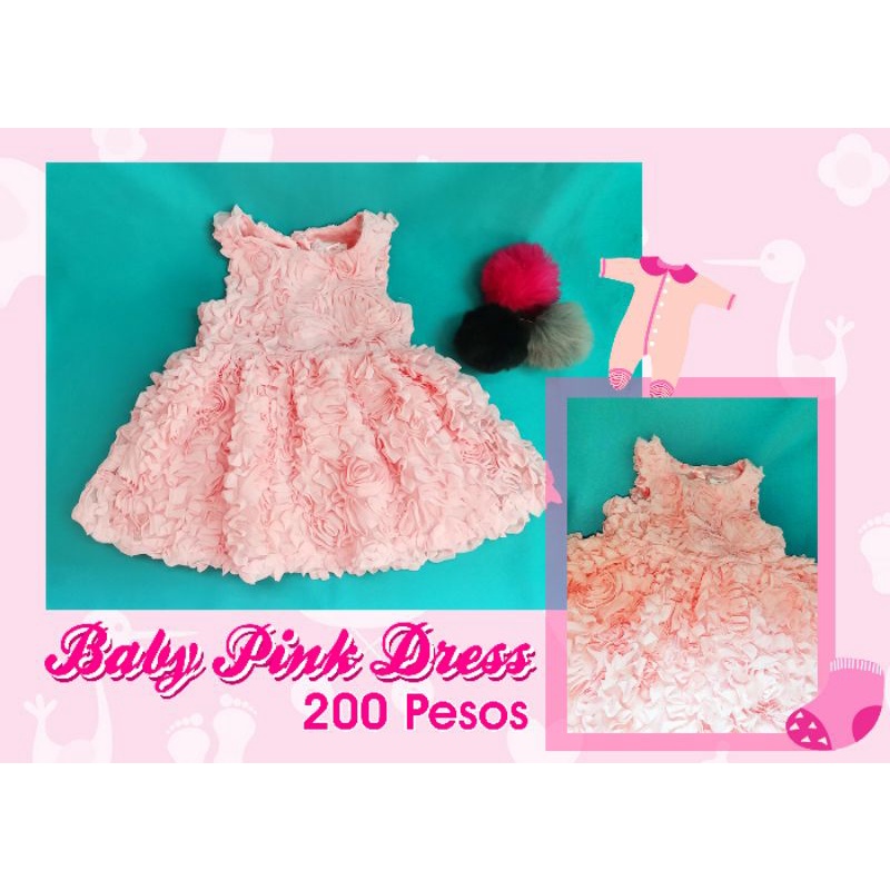 pre-love-baby-pink-dress-for-12-months-shopee-philippines