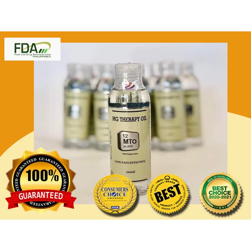 AUTHENTIC Magnesium Therapy Oil 100ml Shopee Philippines