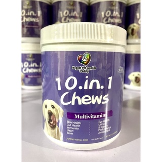 10 n 1 Chews Dog Multivitamins 180 pcs Chews