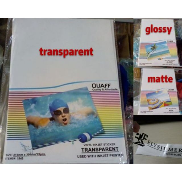 sticker vinyl inkjet