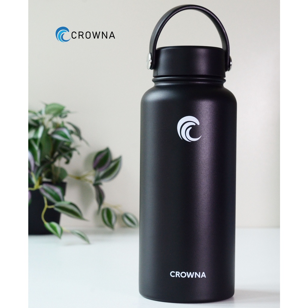 CROWNA 32OZ/946ml Powder Coat Stainless Steel Double Wall Vacuum