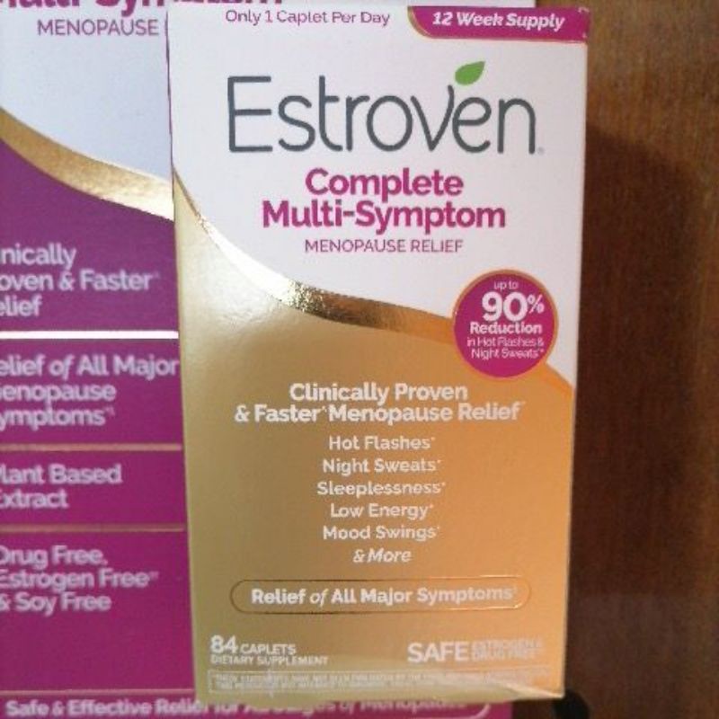 Estroven complete Multisymptom Menopause Relief, 84 Caplets Shopee