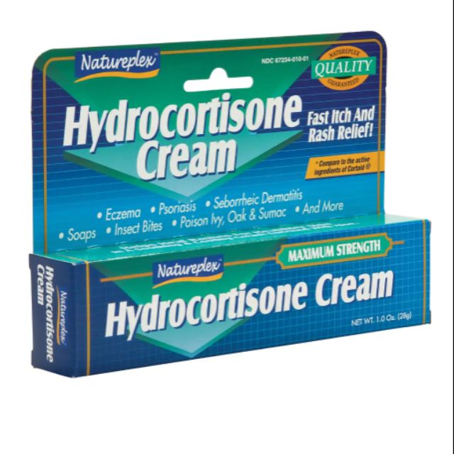 Natureplex Hydrocortisone Cream Fast Itch and Rash Relief,(28g