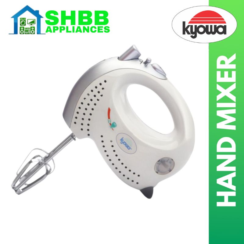 Kyowa Hand Mixer for Baking with Egg Beaters and Dough Hooks (KW4404