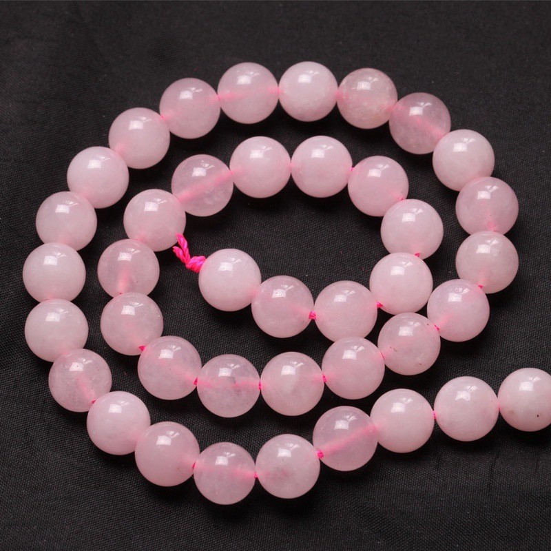 Natural Pink Crystal Beads Rose Quartz Loose beads 4 6 8 10mm for ...