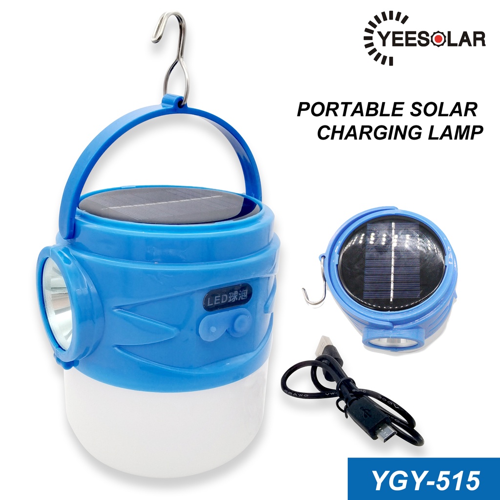 Yeesolar Solar LED Rechargeable Modern Camping Light USB Charging ...