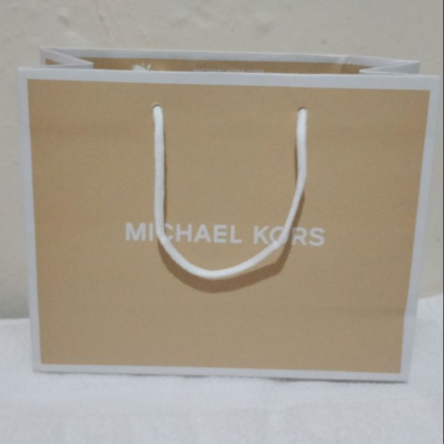 michael kors paper bag original