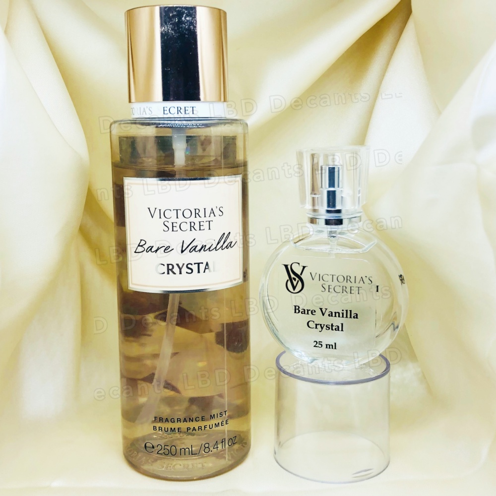 Brume Victoria Secret Bare Vanilla Crystal Victoria's Secret Bare Vanilla Crystal 25 ml Fragrance Mist  Sample/Travel/Gift/Souvenir/Giveaway | Shopee Philippines