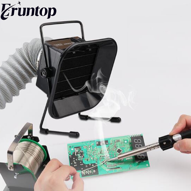 Eruntop 493 FA400 Solder Smoke Absorber ESD Fume Extractor with free