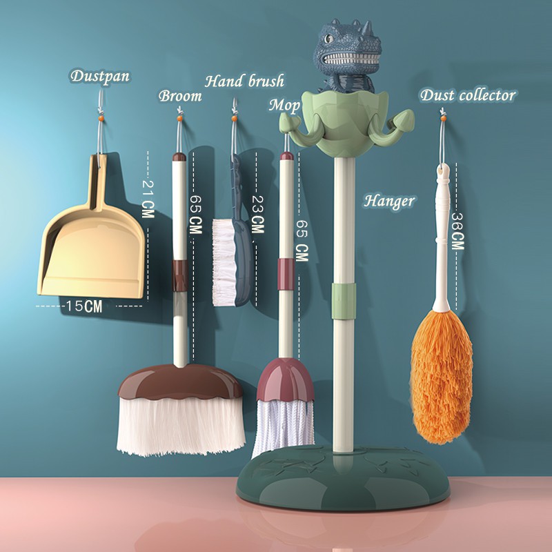 children's brush and mop set