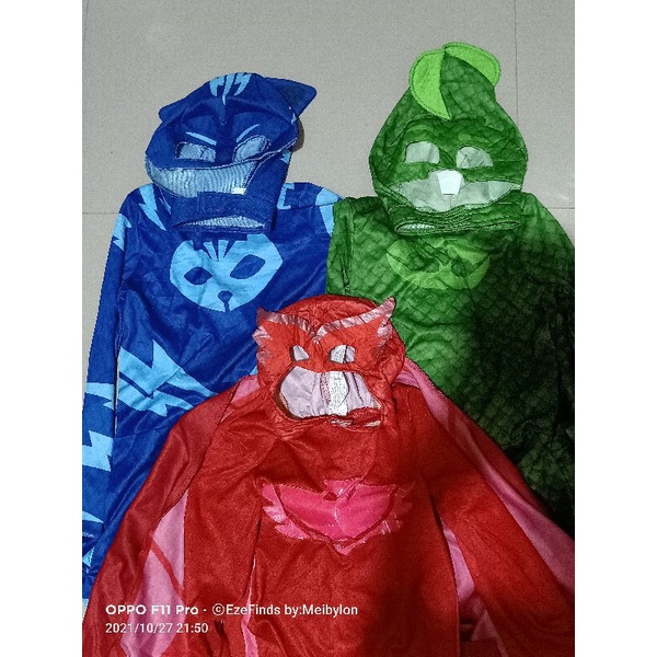 Pj Masks Catboygekkoowlette Costume Shopee Philippines