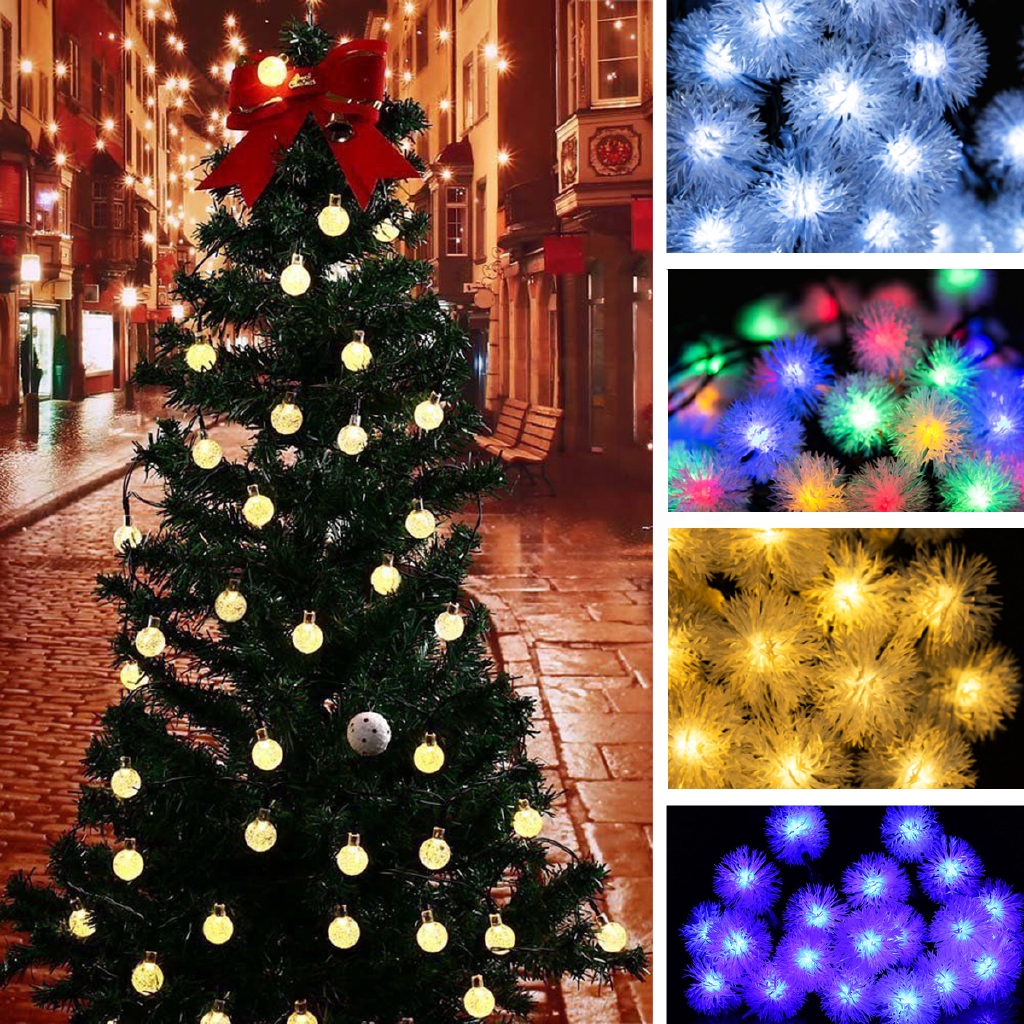 Allinone 20x Led Solar Power Christmas Fairy String Light