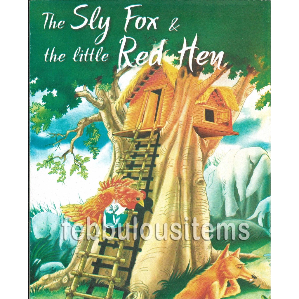 Story Book / Coloring Book English / Tagalog (The Sly Fox & the little