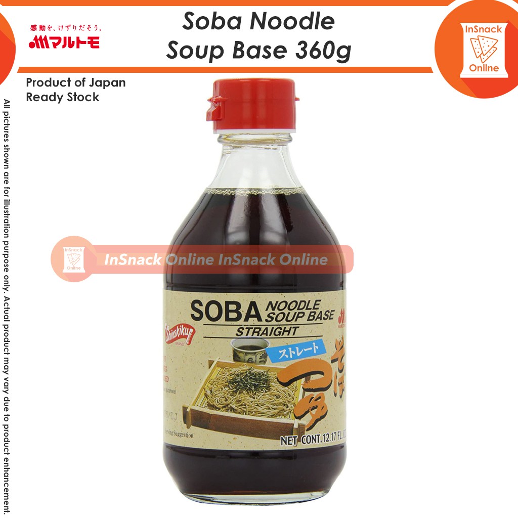 Marutomo Soba Noodle Soup Base 360g Japanese Noodle/Black Cold Sauce