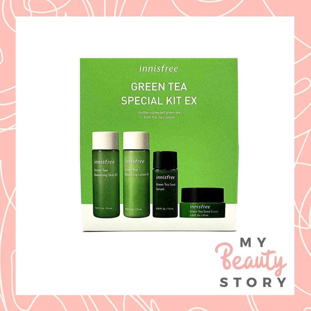 [AUTHENTIC] Innisfree Green Tea Special Kit (4 items) Shopee Philippines