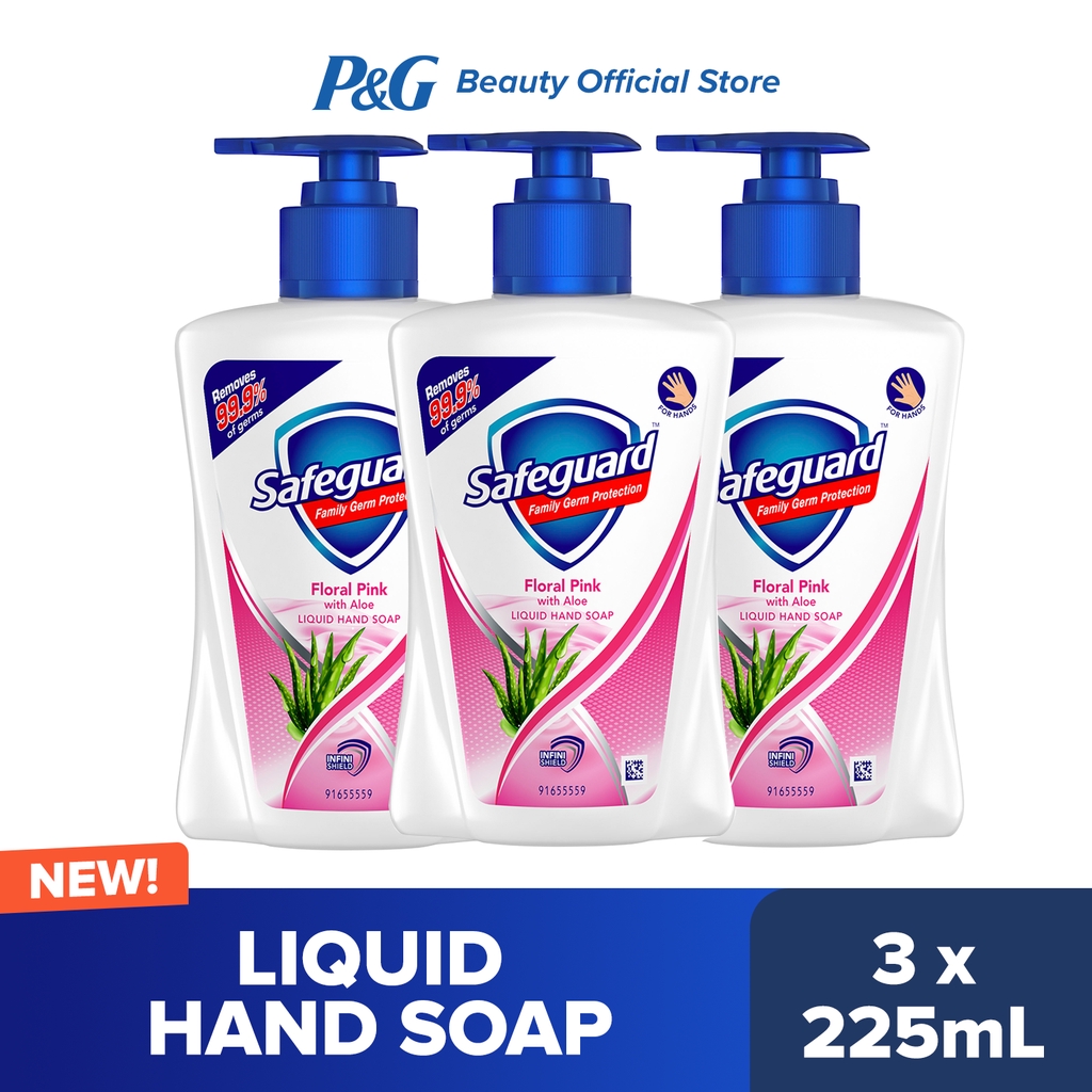 Safeguard Pink Liquid Hand Soap 225mL Trio Shopee Philippines